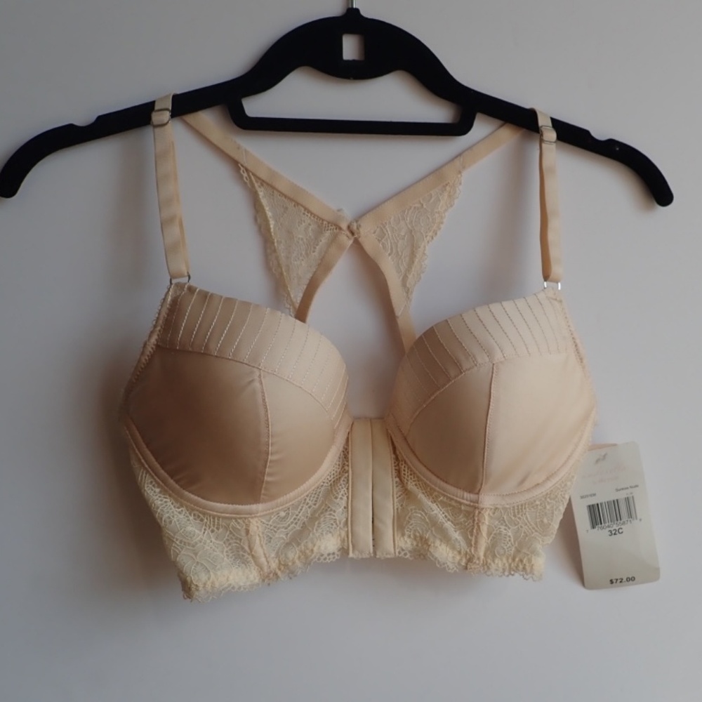 NWT 32C Underella by Ella Moss Corset Pink Ballet